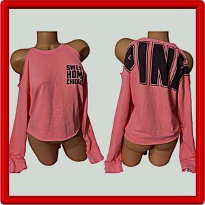 Victoria's Secret Pink Chicago T-Shirt Crop - L
